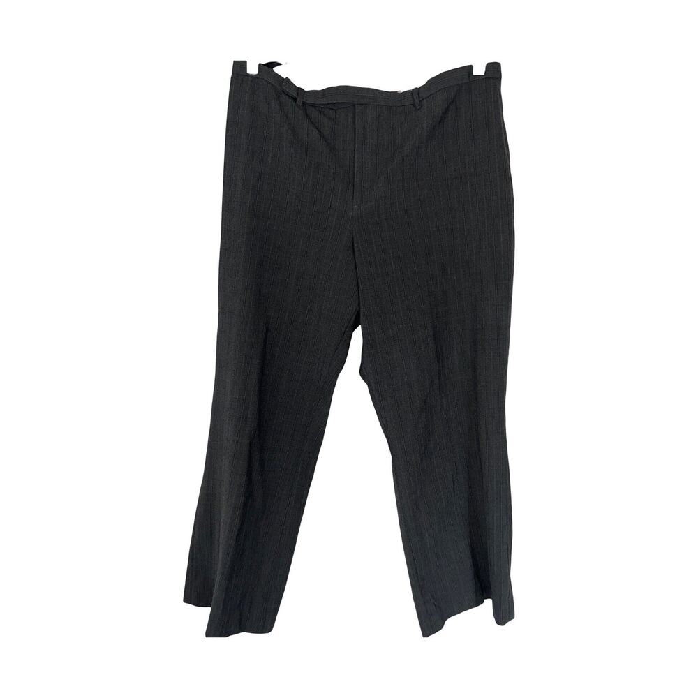 GAP Pants Womens Size 16 Gray Wool Trousers Straight Leg High Rise Pockets